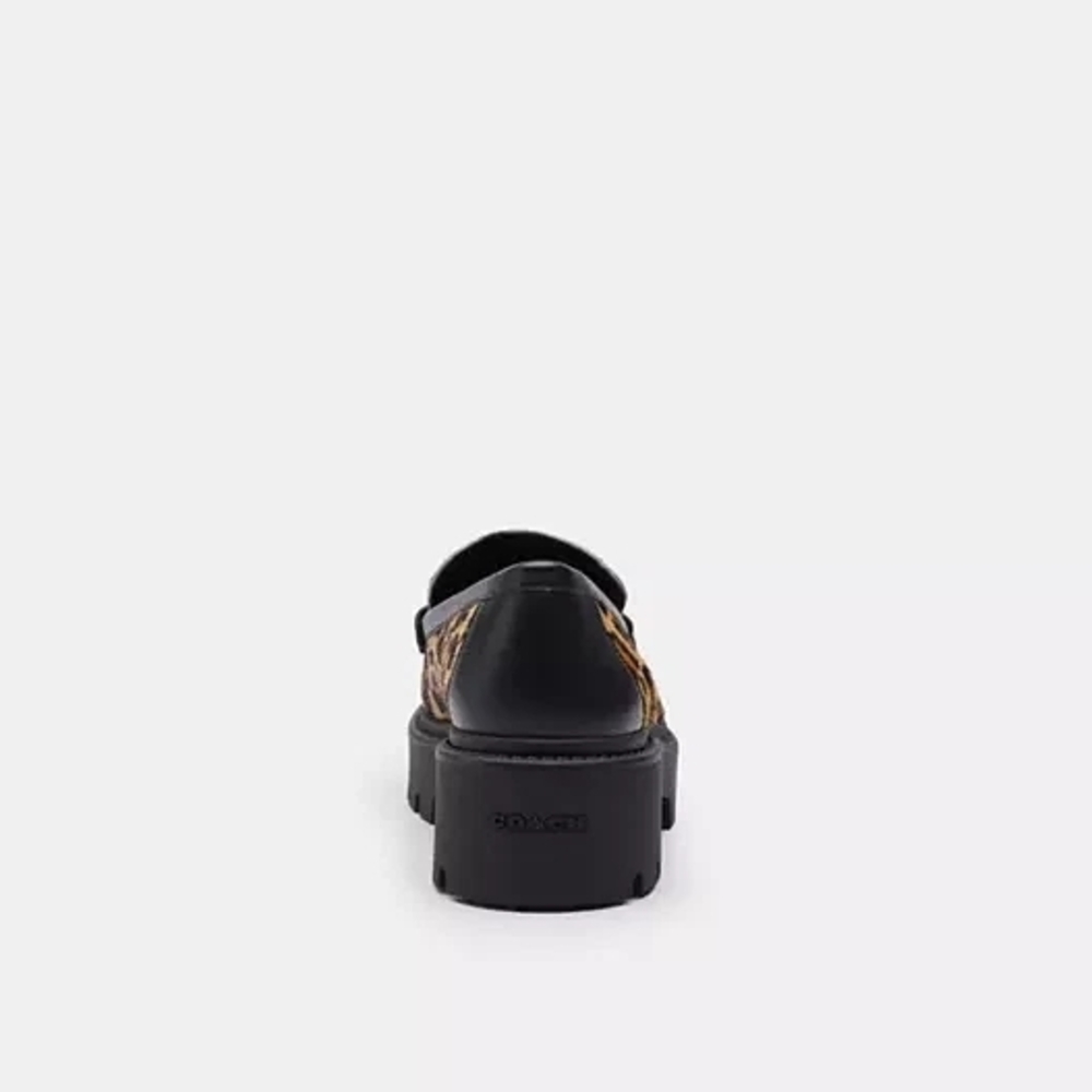 Coach Leopard Print Loafers - Picture 4 of 4